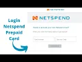How To Login to Netspend Prepaid Card Online Sign in Netspend Prepaid Card Access Netspend card