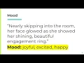 Diction Denotation Connotation Mood Tone