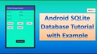 Android SQLite Database Tutorial with Example part-1