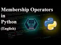 13 Membership Operators in Python