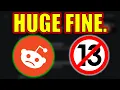 Reddit Fined for NOT Requiring IDs