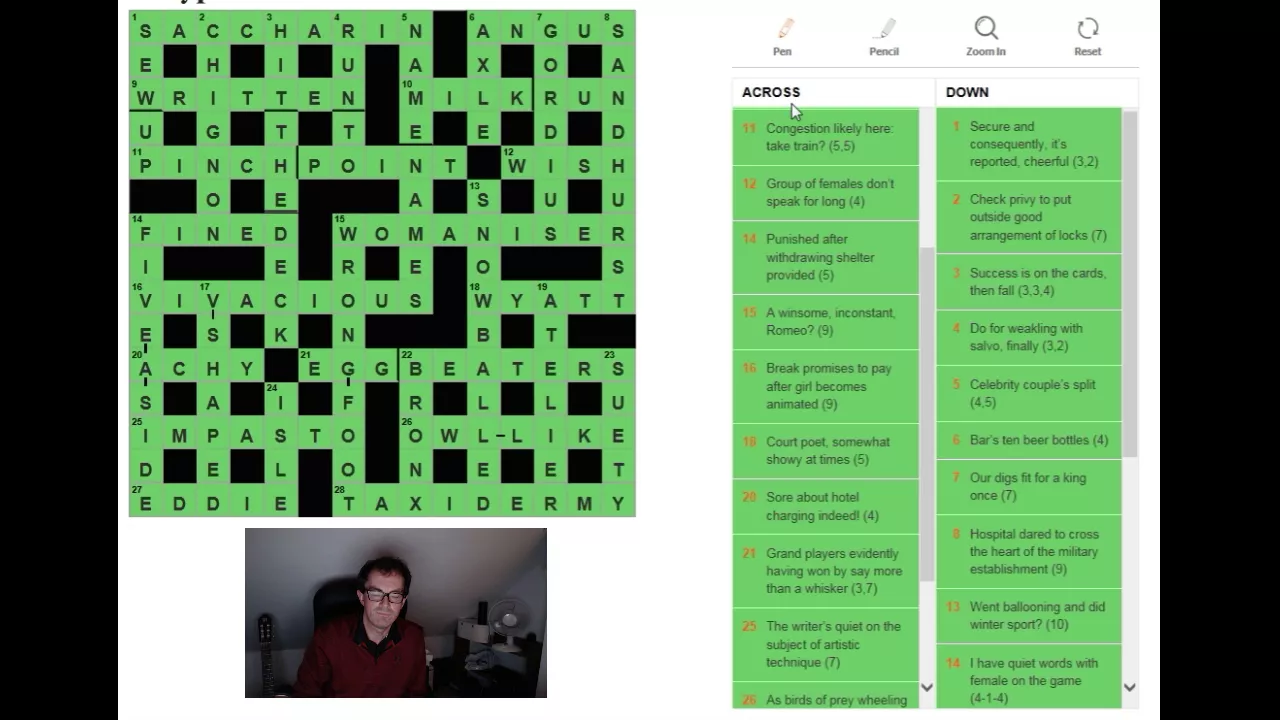 How to solve The TImes crossword on 13 October 2017
