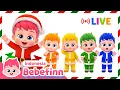 🎄Lagu Natal Anak \u0026 Lagu Dinosaurus | Belajar Warna tentang Natal | Bebefinn Bahasa Indonesia