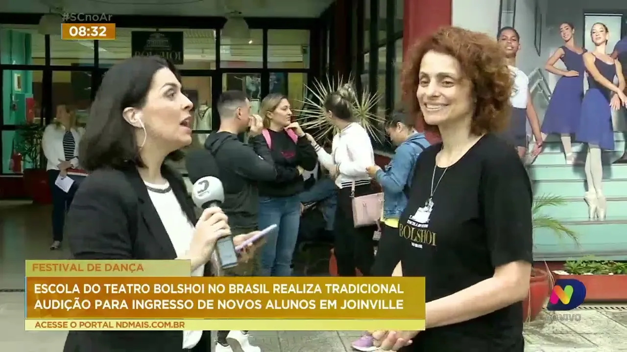 Escola do Teatro Bolshoi no Brasil realiza audição para ingresso de novos alunos em Joinville