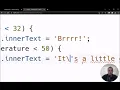 JavaScript If Statements - Intro to Creative Web Dev Week 12