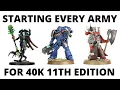 How to Start Every Warhammer 40K Army for 11th Edition - One Idea for Each