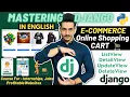 Ecommerce Online Shopping Cart with Django ListView DetailView UpdateView DeleteView