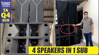 Download DJ SETUP with 4x18 Inch Sub | Turbo Audio Q4-SUB and Y15 Towers MP3