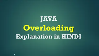 Method Overloading in java Compile time polymorphism in java - v8q