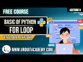 Python Lecture 9 For Loop Explained with Examples Python for Beginners