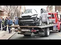 Car crashes through DMV window