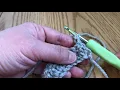 How to crochet in the third loop of double crochet