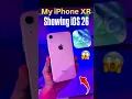 My iPhone XR Showing iOS 26 ? #shorts #shortvideo #ios26 #ios26features