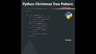 Python Christmas Tree Pattern - HTPMR High