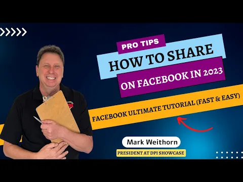 Download MP3 HOW TO SHARE ON FACEBOOK [IN 2023] | Mark Weithorn