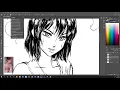 Digital fanart drawing process Fubuki One Punch Man 2