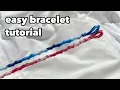 how to make easy bracelet friendship bracelet tutorial for beginners chinese staircase pattern
