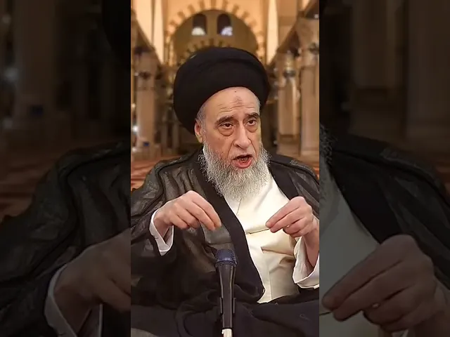 ⁣هل يجوز لصاحب البسطة أن يقف ملاصق لباب دكان المحل؟ - السيد صباح شبر #الفقه #مسائل #السيد_صباح_شبر