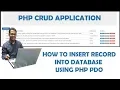 How to add a post or record into MySQL database using PHP PDO Part-7