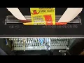 ASMR shredding packaging in a strong paper shredder