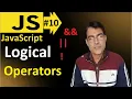 Logical Operators in Javascript javascript basic lesson 10 Javascript for beginners