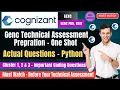 Cognizant GenC Technical Assessment Actual Questions Python Coding Questions Full Prepration