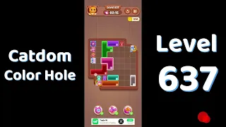 Catdom Color Hole Level 637 Screenshot