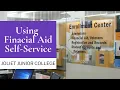 Using Financial Aid Self-Service