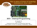 EC 305 - Module 5 8051 Interrupts