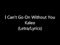 I Can't Go On Without You - Kaleo (Letra/Lyrics)