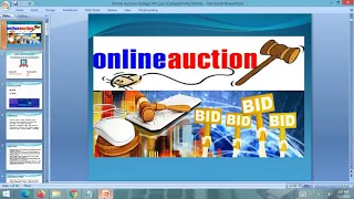 PPT E Auction Project PPT Python Django