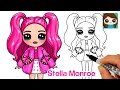 How to Draw Rainbow High Fashion Doll Stella Monroe