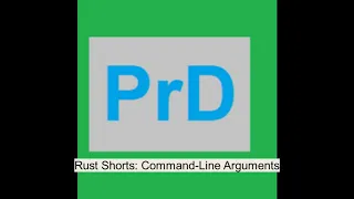 Rust Shorts Command Line Arguments