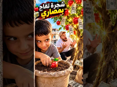 زرع شجرة تفاح 🍏 وضحك علي وسرق المصاري 💰
