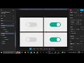 Bouncy toggle switch animation in figma