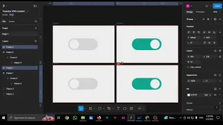 Bouncy toggle switch animation in figma