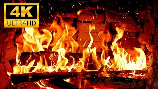 Fireplace Ambience LIVE 4K UHD Real Crackling Fire Sounds Soft Flames For Deep Relaxation 