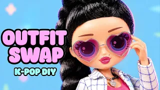 Huntrix & Saja Boys Outfit Swap Challenge! K-Pop Demon Hunters DIY Fashion Crafts