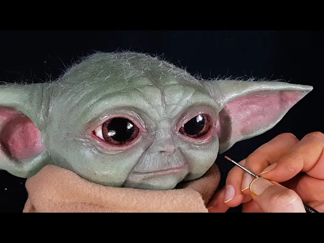 Baby Yoda Sculpture Timelapse - The Mandalorian
