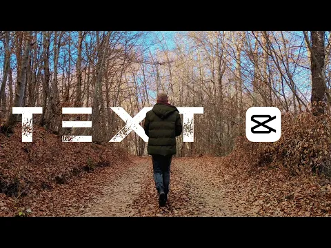 Text Behind Person Effect CapCut Tutorial