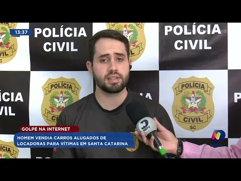 Golpe na internet: homem vendia carros alugados de locadoras para vítimas em Santa Catarina