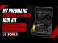 M7 QB-0808 Pneumatic Surface Cleaner With Four Wheels Case JB TOOLS