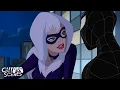 Black Cat Flirts with Symbiote Spider-Man Spectacular Spider-Man