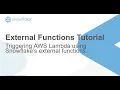 External Functions Tutorial