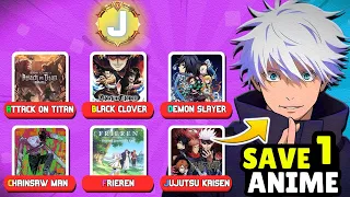 Save ONE Anime For Each Letter A Z Anime Quiz 