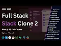 Fullstack Slack Clone Next js 15 Postgresql Supabase Typescript Bun Socket io Deployment