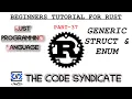 Generic struct and enum Rust Tutorial for beginner Part 37