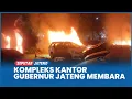 Download Lagu Kompleks Kantor Gubernur Jateng Membara, Massa Demo Bakar 3 Mobil dan Kantin di Semarang