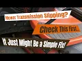 Husqvarna Riding Mower Transmission Slipping Check This First