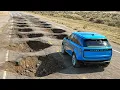 Lagu Cars vs Consecutive Potholes Challenge in BeamNG Drive! (Long Video Special)